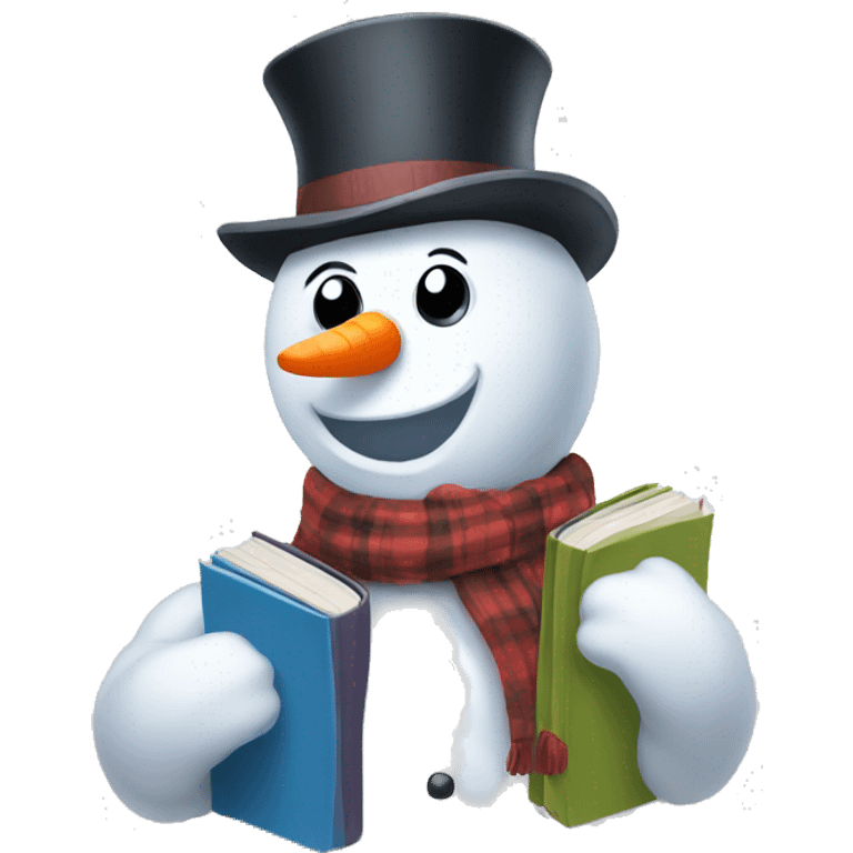 snowman with a book.png